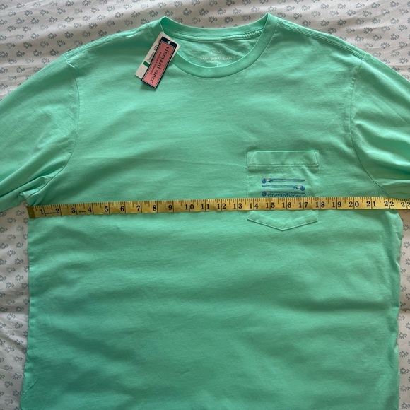 Vineyard Vines NWT Men's Mint Green FlyFishing Rods Long Sleeve Shirt - Picture 6 of 6